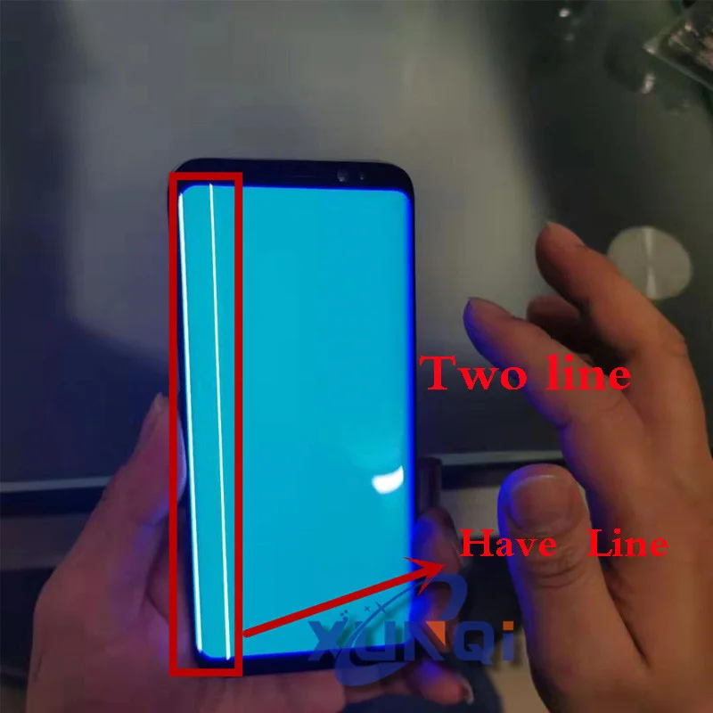 Для samsung S9, сенсорный ЖК-дисплей G960, G965, ЖК-дисплей для samsung S9 Plus, линейный ЖК-дисплей, дефектный экран для мобильного телефона