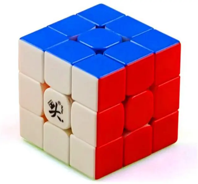 stickerless 3x3 rubik's cube