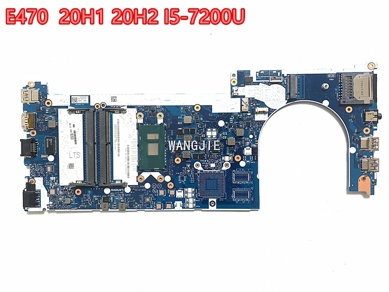 For Lenovo Thinkpad E470 Motherboard Mainboard 20H1 20H2 I5-7200U DDR4 FRU 01LV753 CE470 NM-A821 100% working budget pc motherboard