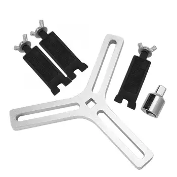 

Car Disassembly Tool 3 Jaw Fuel Tank Lid Wrench Spanner Adjustable Fuel Pump Send Unit Remover Installer Tool keys for auto