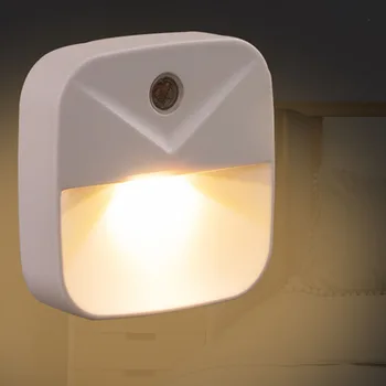 

Light Sensor LED Night Night Energy Saving AUTO Control Night Light Mini EU US Plug Novelty Lamp For Baby Bedroom Corridors