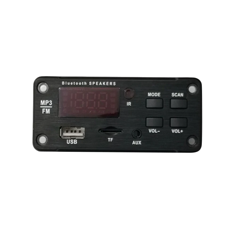 MP3-плеер декодер плата Bluetooth 5,0 приемник автомобильный комплект поддержка FM радио TF USB 3,5 мм AUX аудио MP3 плеер
