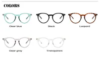 Lunettes optiques rondes Vintage pour femmes et hommes, monture Anti-lumière bleue, verres transparents de Prescription, monture de lunettes unisexe 6