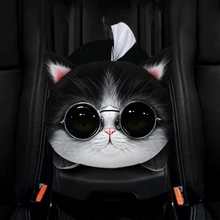 Высококачественный Универсальный Автомобильный подлокотник, коробка необычная коробка для салфеток, мультяшный милый держатель салфеток, коробка для салона автомобиля, аксессуары для автомобиля