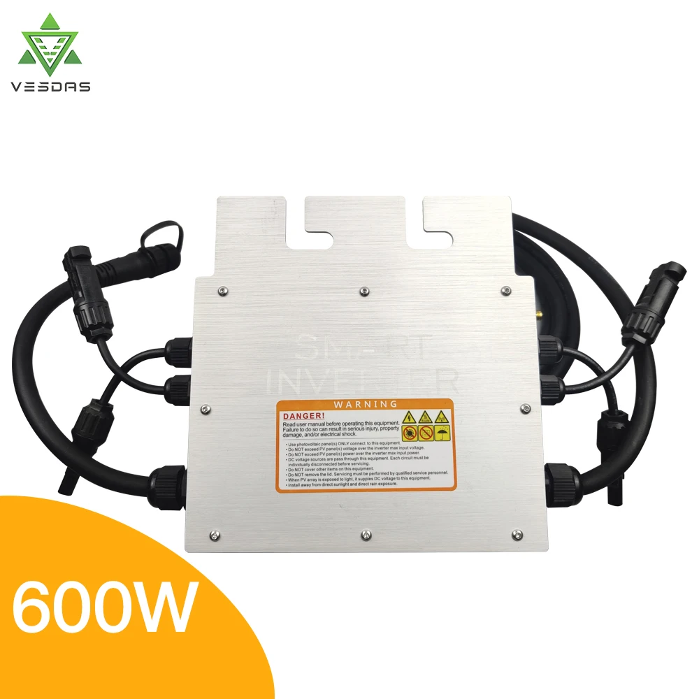 600W Solar Grid Tie Inverter DC18//24//36V to AC110V//220V MPPT Pure Sine Wave