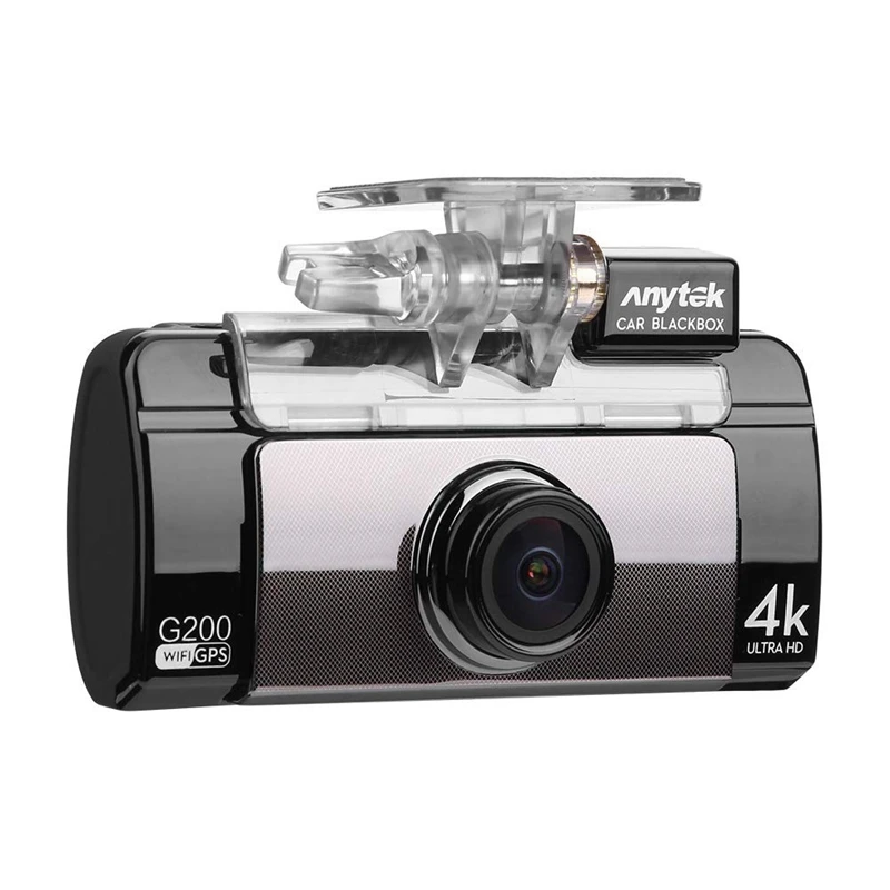 

Anytek G200 2.7in Touch-Screen Dual Lens 4K UHD WiFi Car DVR Camera 160 degree Wide Angle Dash Cam,G-Sensor, WDR, Loop Recording