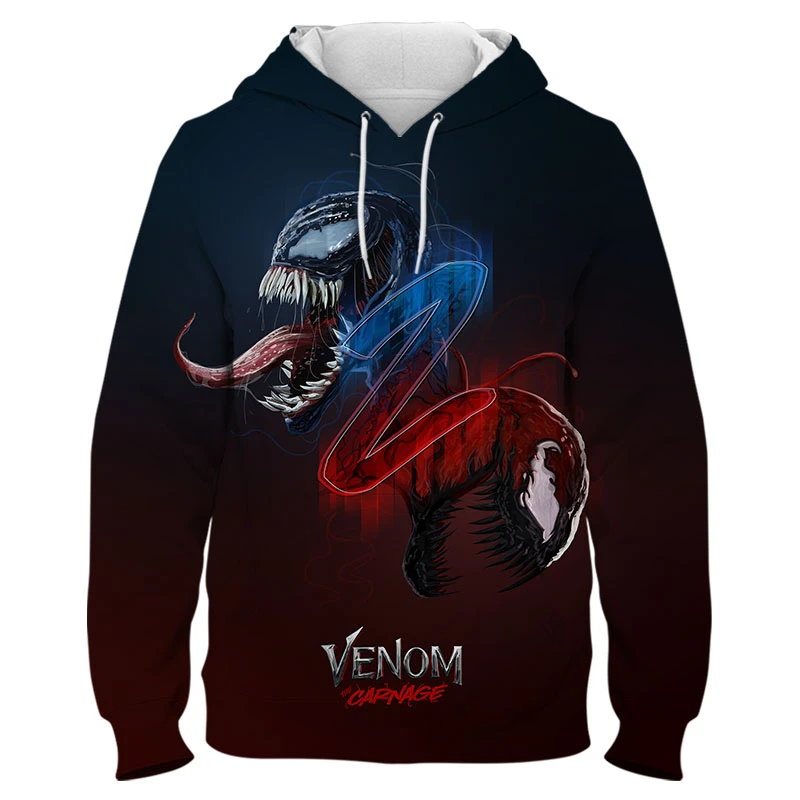 Sudadera con capucha Marvel para suéter de manga larga con estampado de venom Black, Jersey informal de estilo Hip Hop, primavera y otoño|Sudaderas con capucha y sudaderas| - AliExpress