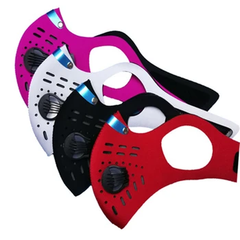 

5PCS Fast Shipping Anti Dust Mouth Mask pm2.5 Dust Respirator Breath anti pollution running sports mask