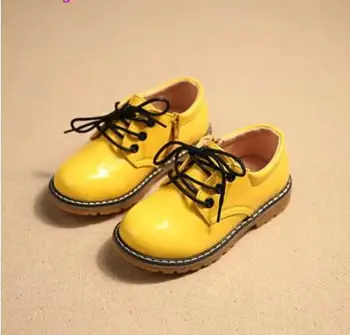 

New Classic Children's Shoes Fashion 1-11Y Kids Martin Boots Boys Girls Autumn Kids Leather Shoes Unisex
