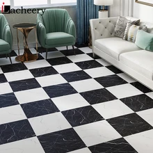 Современная водостойкая плитка для ванной, кухни, мрамора, пола, самоклеющиеся виниловые обои, ремонт пола, Настенная декоративная пленка