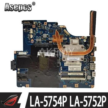شراءلوحة أم مجانية I3 CPU + غرفة التبريد لأجهزة الكمبيوتر المحمول Lenovo G565 Z565 اللوحة الأم Z560 G560 LA-5754P LA-5752P اللوحة الأم للاختبار