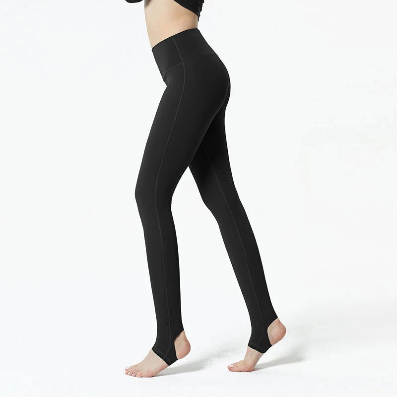Women Elastic High Waist Sport Leggings Slim Yoga Pant With Pocket Gym Fitness Running Tights
