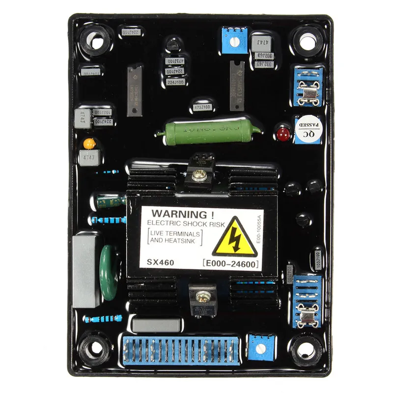

BLUE Automatic Voltage Regulator AVR SX460 for Generator 12972 Power stabilizer some parts from Germany