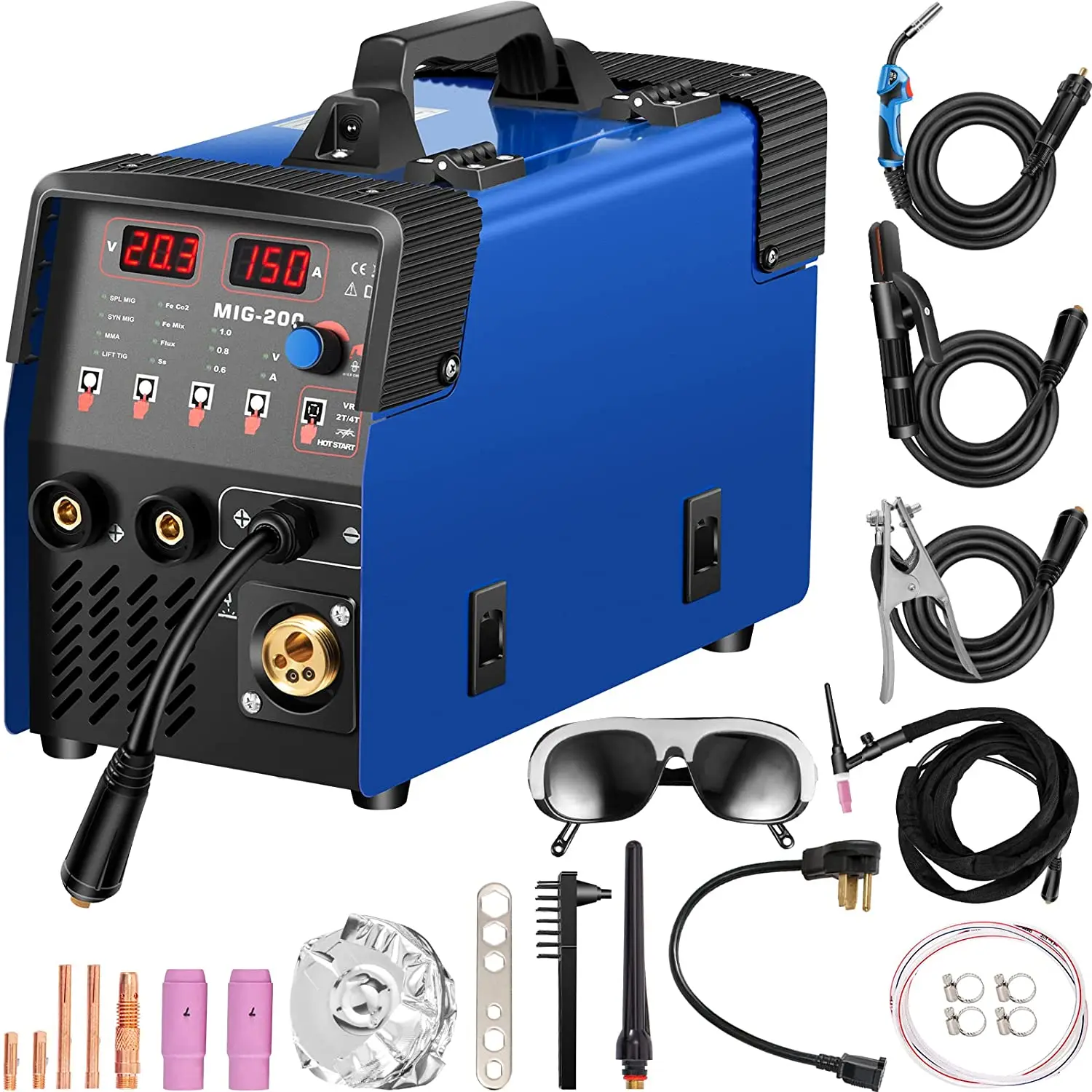Welder 200 Amp MIG TIG Arc 3 in 1 Welding Machine 220V Lift ARC MMA Stick IGBT DC Inverter Dual voltage | Инструменты