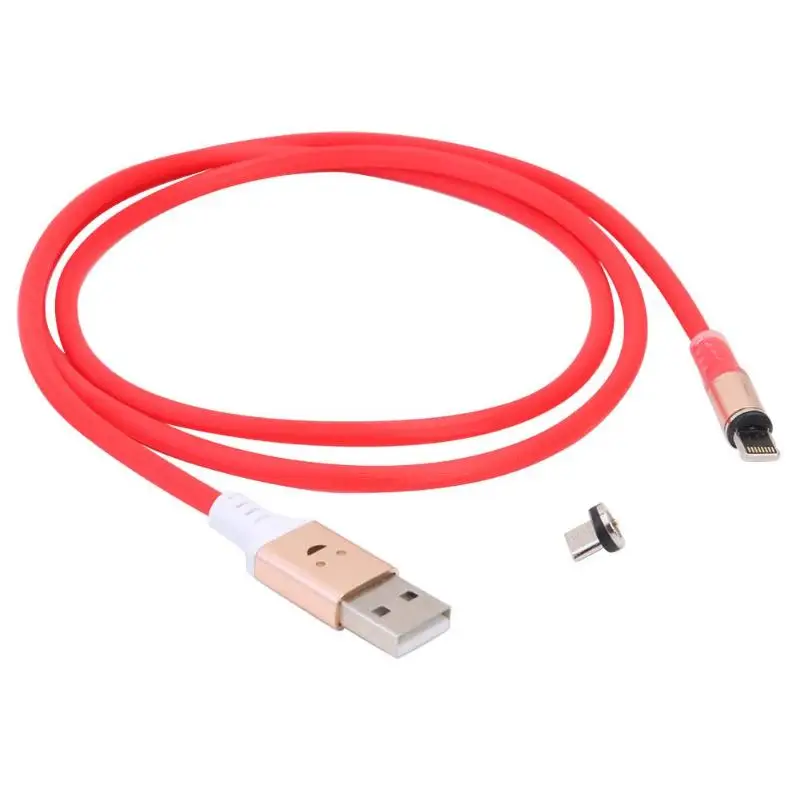 Портативный 2 в 1 Магнитный 8 Pin Micro Typec micro USB светильник кабель для зарядки мобильных телефонов Магнитная всасывающая головка легко подключить