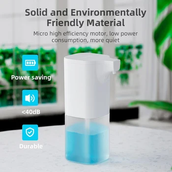 

350ml Automatic Washable Soap Dispenser IPX3 Liquid Hands Free Hand Washer