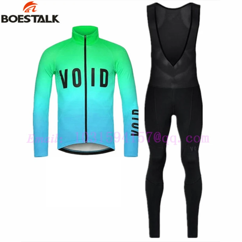 suits VOID team pro cycling suit long sleeve bicycle jersey winter fleece set bike clothing men maglia ciclismo uomo cycliste conjunto - Цвет: suits
