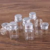 10pcs Diameter 16mm Transparent Glass Bottles with Aluminium Caps Glass Wishing Bottles 2ml 4ml 6ml Mini Glass Jars 5