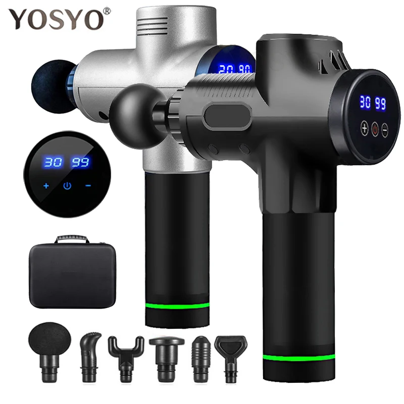 LCD Display Massage Gun Deep Muscle Massager