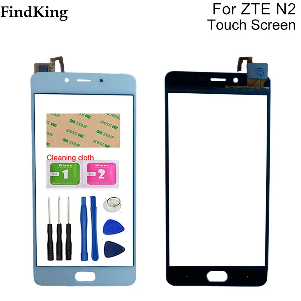 Переднее стекло сенсорного экрана 5 дюйма для ZTE Nubia N2 NX575J сенсорная панель