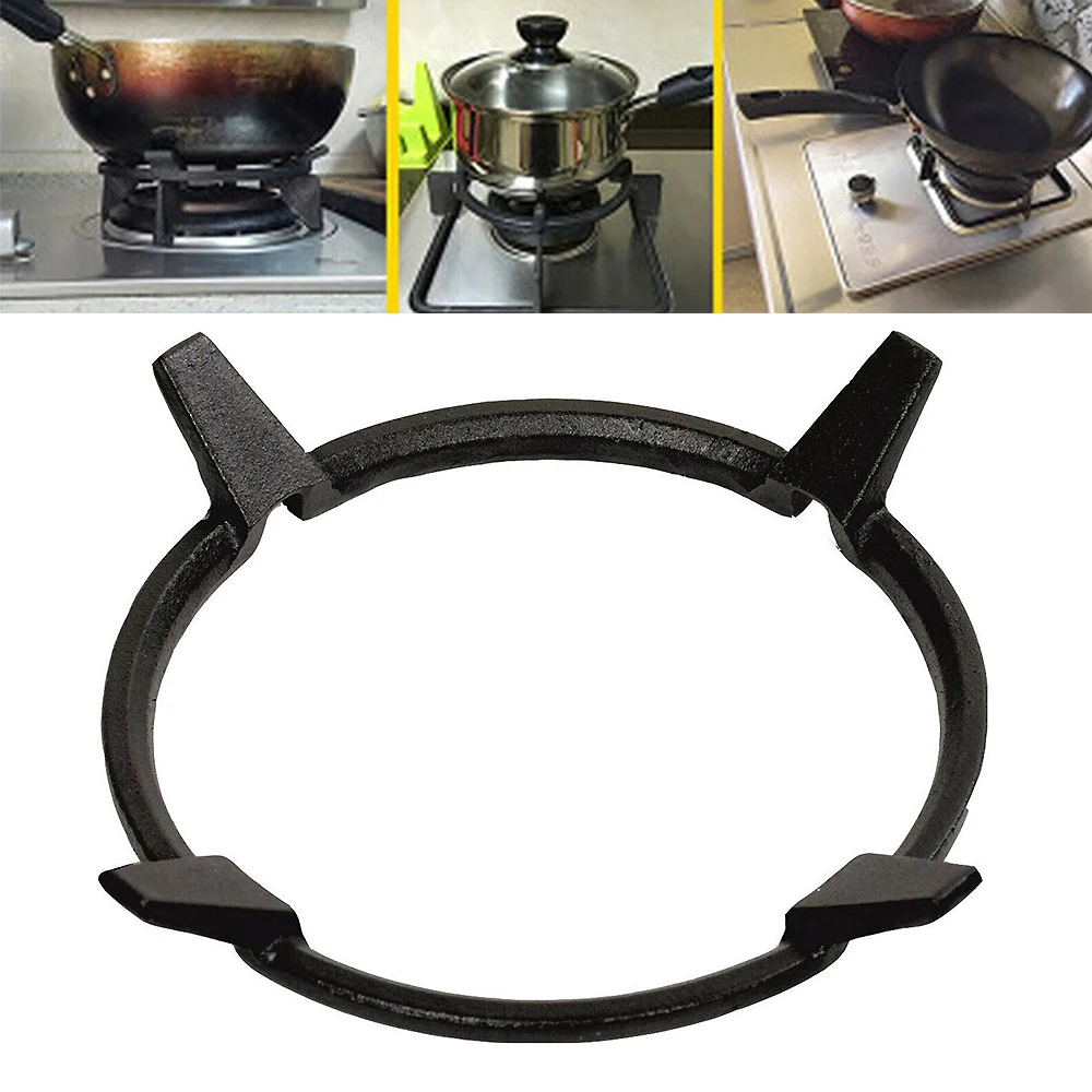 WokTrivetUniversalGasStoveCastIronWokSupportRingCooktopRange