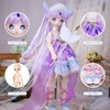 DreamFairy1st Generation1/4 BJD Anime Style 16 Inch Ball Jointed Doll Full Set Includes Clothes Shoes Kawaii Dolls for Girls MSD 6