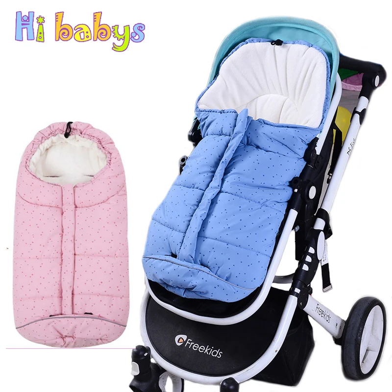 Thicken Baby Sleeping Bag Stroller Winter Warm Sleepsacks Robe For Infant wheelchair envelopes for newborns | Мать и ребенок