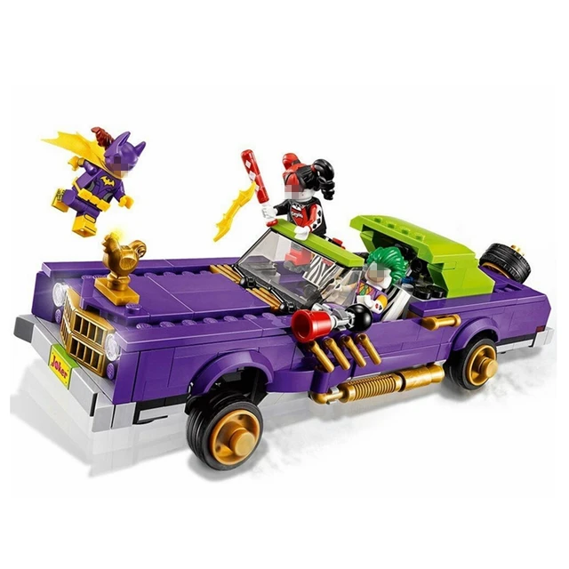 Superhero Batman Movie Joker Notorious Lowrider Bricks Compatible With 70906 Building Blocks For Children Blocks AliExpress