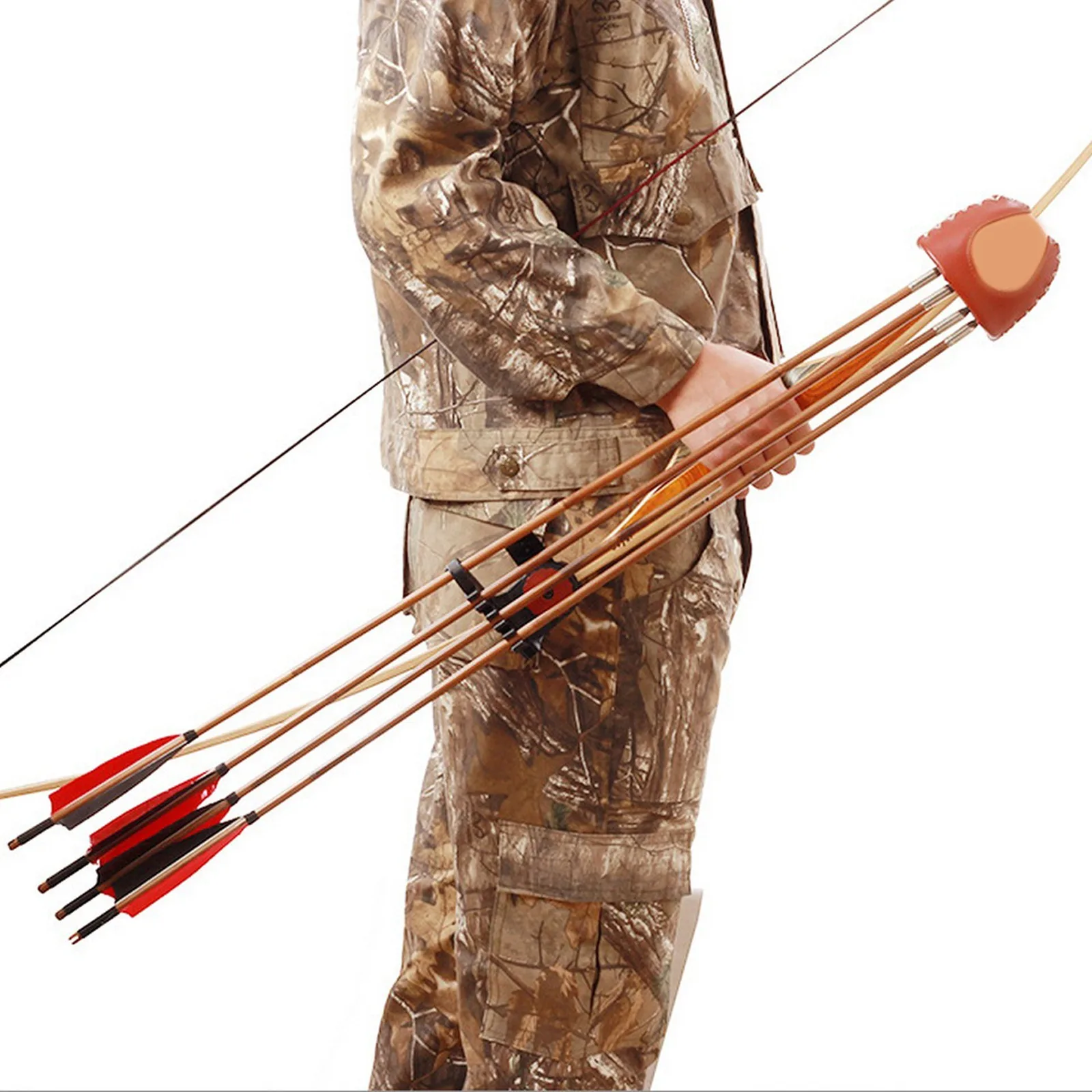 de armazenamento quiver titular tradicional longbow recurvo