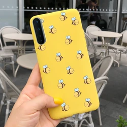 Sunflower Design Soft Silicone Shockproof Phone Case - Cute Protective Back Cover - Oneplus Nord (Yellow 1071)