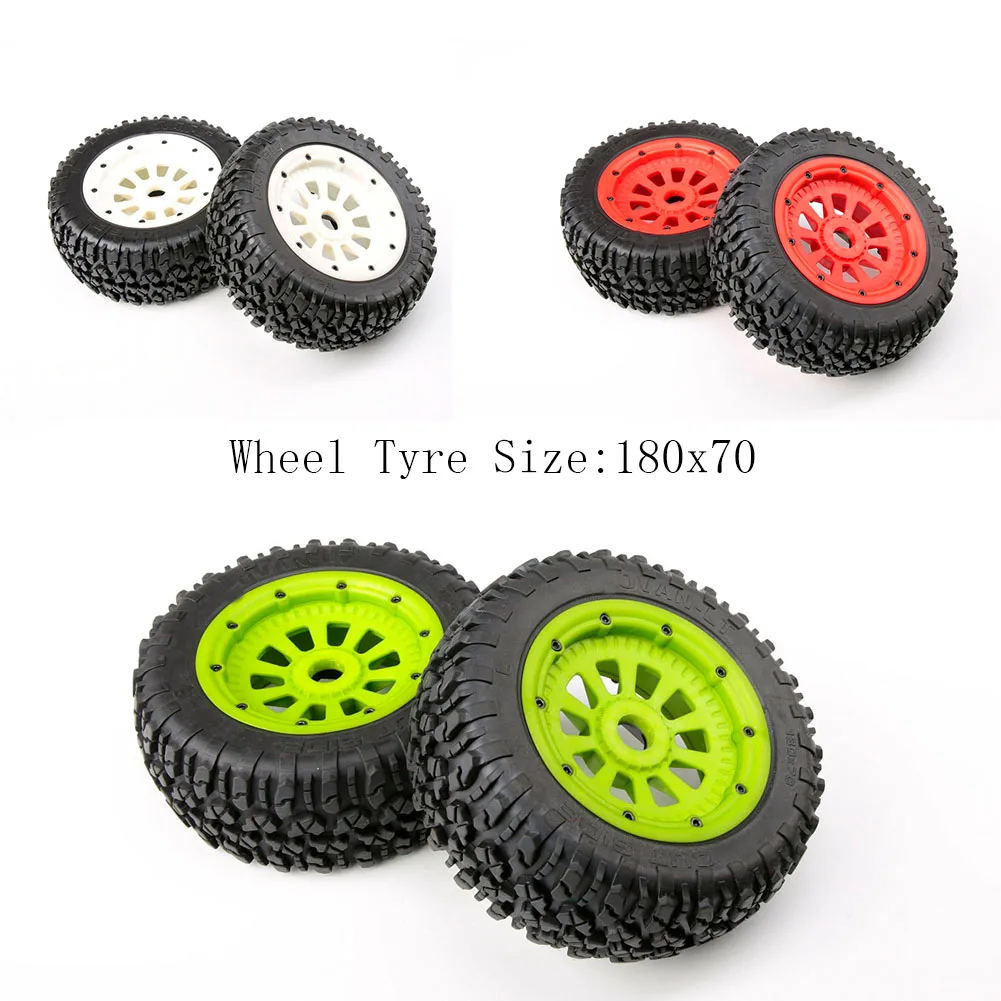 Высокопрочные нейлоновые ступицы колеса с шиной в сборе для 1/5 Losi 5ive-T Rovan LT King Motor X2