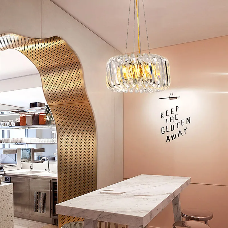 

Light A Chandelier A Living Room Bedroom Villa Model House Round Crystal Lamp Harbor Type Concise Designer Lamps And Lanterns