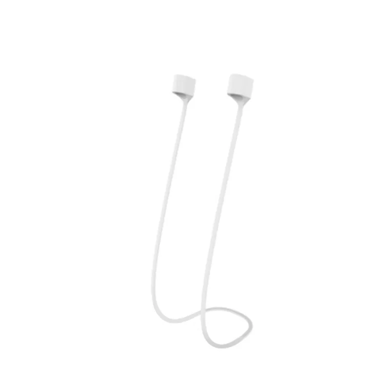 White Для Airpods чехол силиконовые наушники бутоны конфеты кремнезема гарнитура для Apple наушники чехол s ультратонкий протектор чехол - Цвет: White