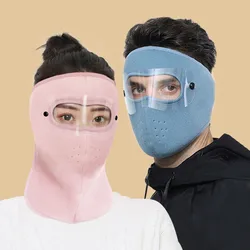 Hot Sell Winter Warm Face Mask With Eye Shield Earmuffs Face Mask Men Women Riding Mask