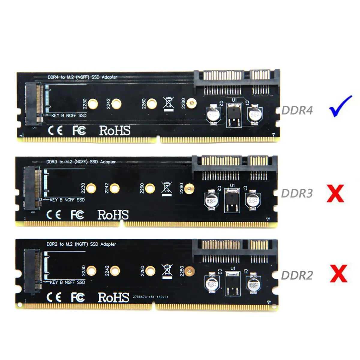 M.2 NGFF B/M key SSD для жесткого диска SATA 22pin с держателем разъема DDR4|Компьютерные кабели