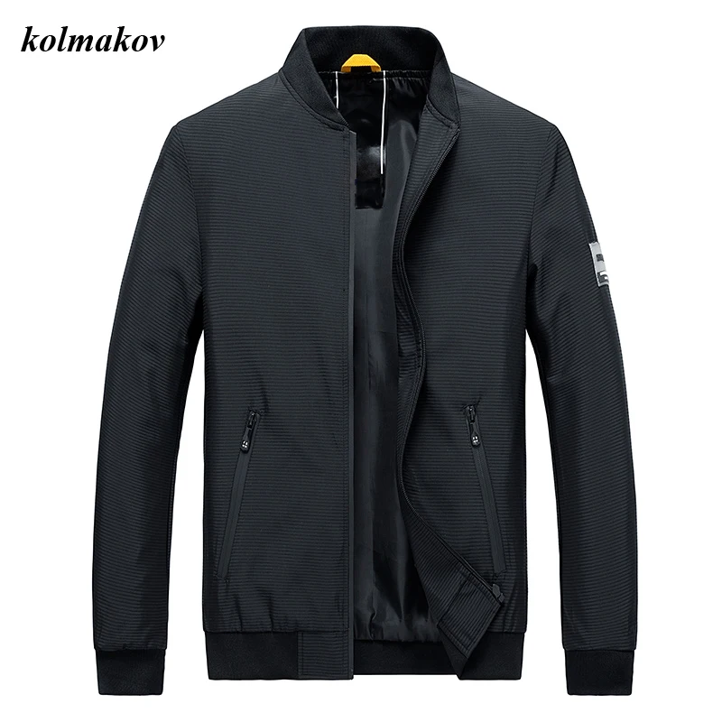 

New Arrival Spring Style Men Boutique Jacket High Quality Fashion Casual Solid Baseball Collar Zippers Men's Jacket Ovarcoat