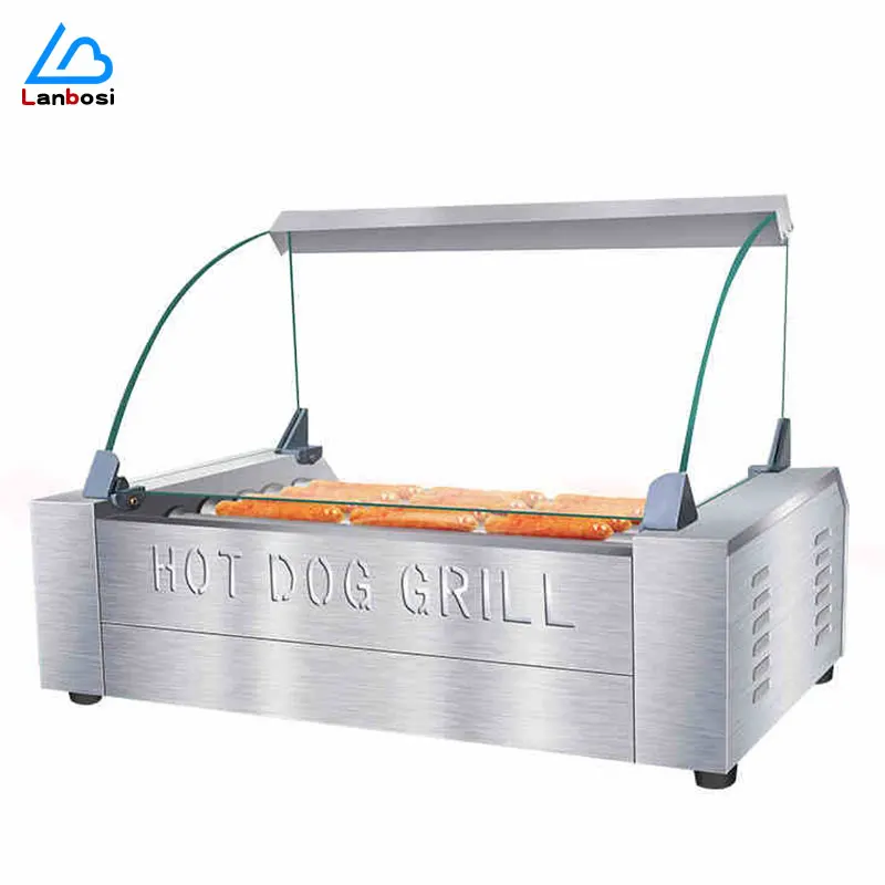 

Commercial Small Desktop Grilled Sausage Automatic Temperature Control Multifunctional Hot Dog Machine