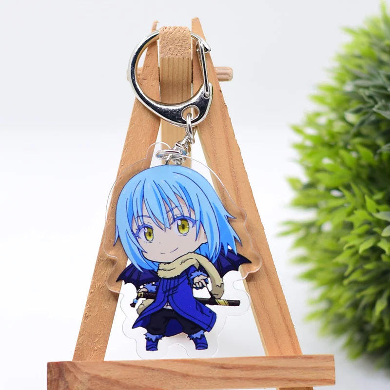 WL0923 Chibi Keychain Acrylic Cartoon Keyring Accessories That Time I Got Reincarnated as a Slime | Украшения и аксессуары