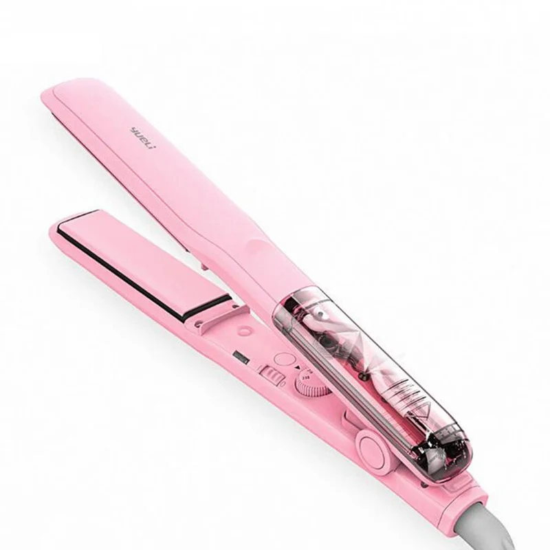 Xiaomi Yueli Vapor Steam Hair Straightener Curler Salon Styling 5 Levels Adjustable Temp Personal Adults Use | Электроника