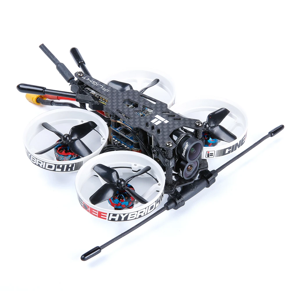 IFlight CineBee Hybrid 4K 75 мм Whoop FPV drone BNF с Runcam Hybrid dual cam 4K камера/XING NANO 1103 кв мотор для FPV RC