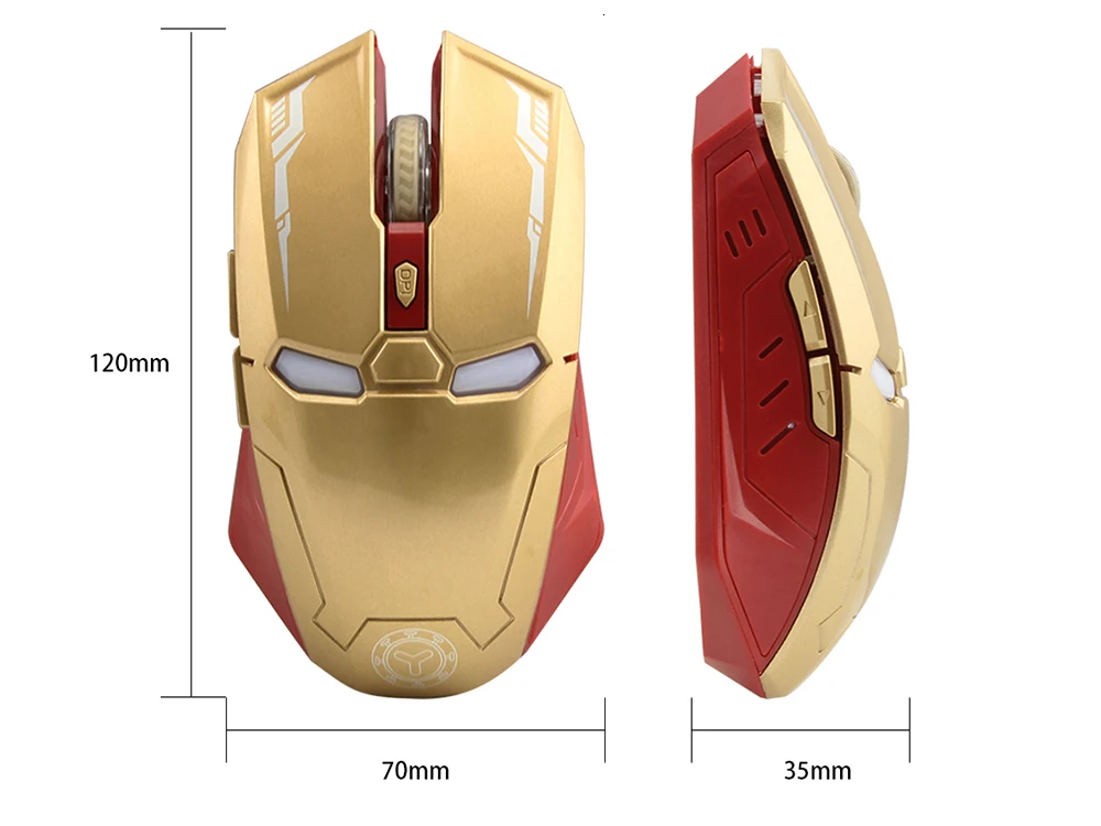 Gaming Mouse Wireless Mouse Iron Man Mouse