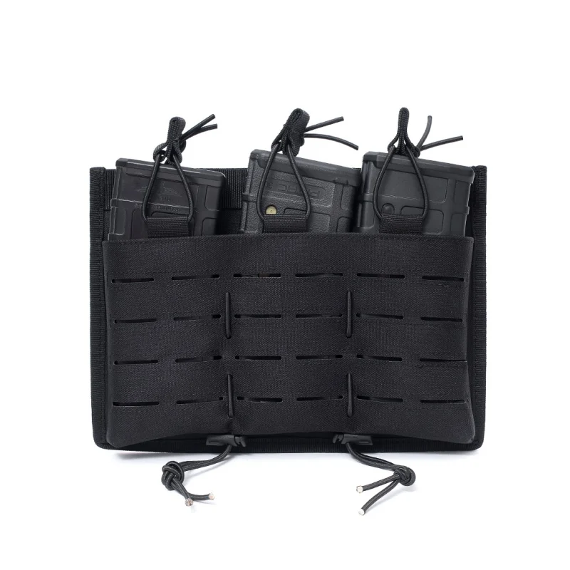 Airsoft MOLLE Тактический, тройной Пистолетная обойма чехол 5,56 M4 M16 AK AR Сварка Mag военная сумка Пейнтбол датчик бокс для охоты сумка