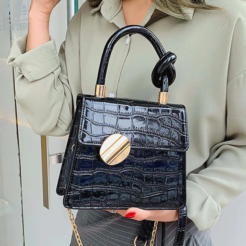 Yaz Moda Ta Desen Crossbody anta 2020 Yeni Kad n Tasar mc PU Deri 