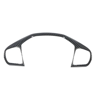 

for Ford Explorer 2020 Trim Accessories ABS Carbon Fiber Car Steering Wheel Switch Button Control Frame Decoration Cover