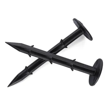 

50pcs 11cm Garden Ground Nail PP Mulch Shading Pest Control Nail Plastic Sunshade Fly Net Wet Pest Control Film Pegs