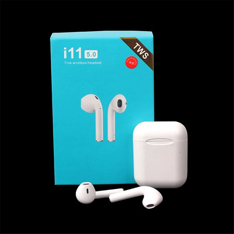 

i11 TWS Wireless Bluetooth V5.0 CVC Noise Cancel Earphone Smart Touch Control Headset For Young Special Gift HD Microphone i12