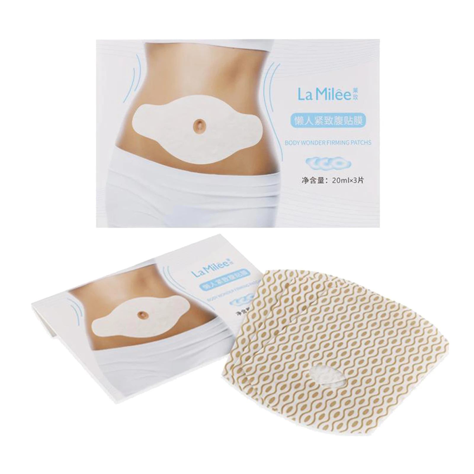 3 Pcs Fast Slim Patch Belly Wing Loss Weight Fat Burner Slimming Pad for Beer Belly Buckets Waist