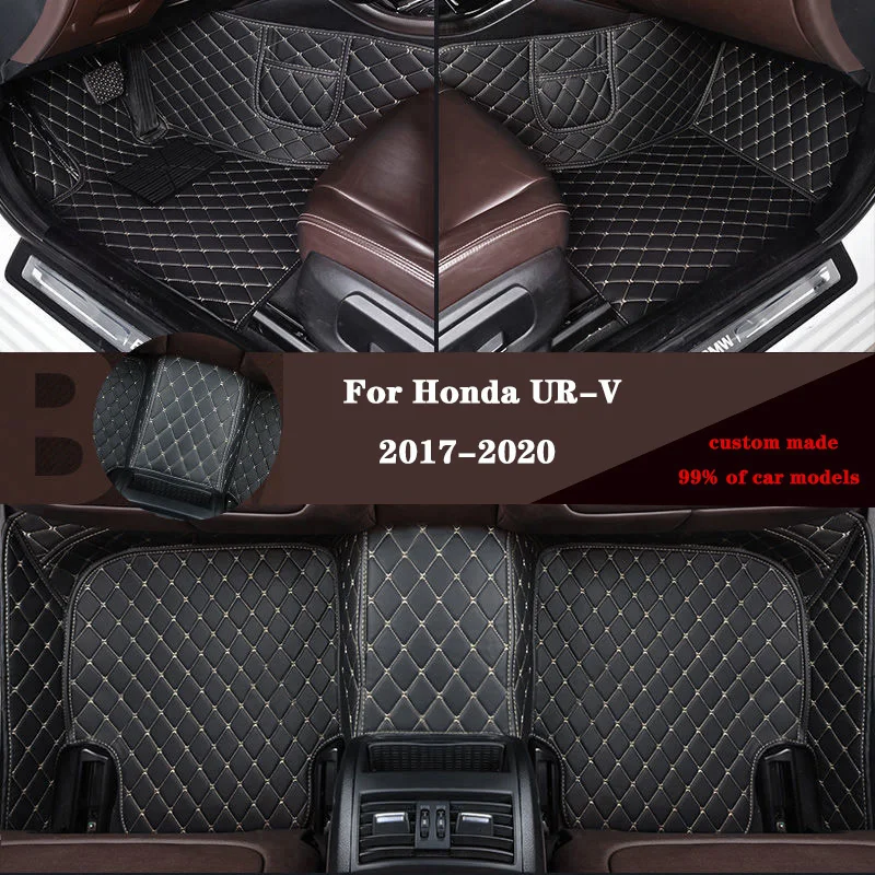 

Car floor mats For Honda UR-V URV UR V 2017 2018 2019 2020 Auto Interiors Carpets Waterproof Decoration Foot Pads