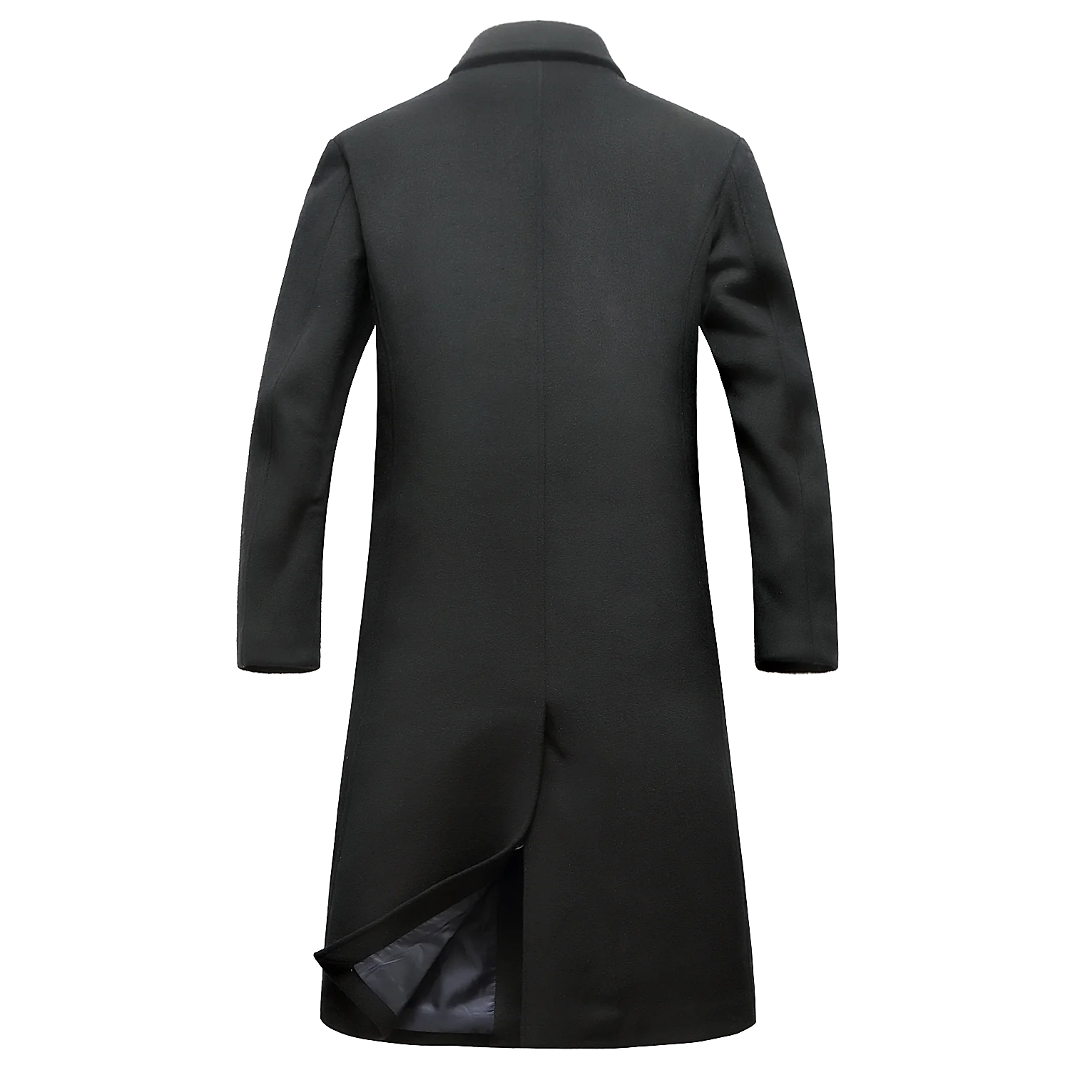 Длинная куртка ниже колена, зимнее мужское шерстяное пальто, Мужское пальто ветровка, мужские пальто, шерстяное пальто для мужчин, длинное Мужское пальто