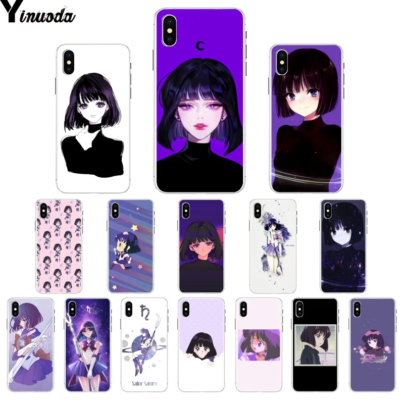 Yinuoda Sailor Saturn Tomoe Hotaru Colorful Cute Phone Accessories Case For Iphone 6s 6plus 7 7plus 8 8plus X Xs Max 5 5s Xr Phone Case Covers Aliexpress